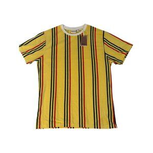 Yellow Striped T Shirt XXL, Smash Trends, Mens, New with tags